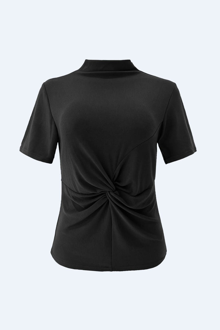 Liberte - Lise Ss Twist Top 22484 - Black