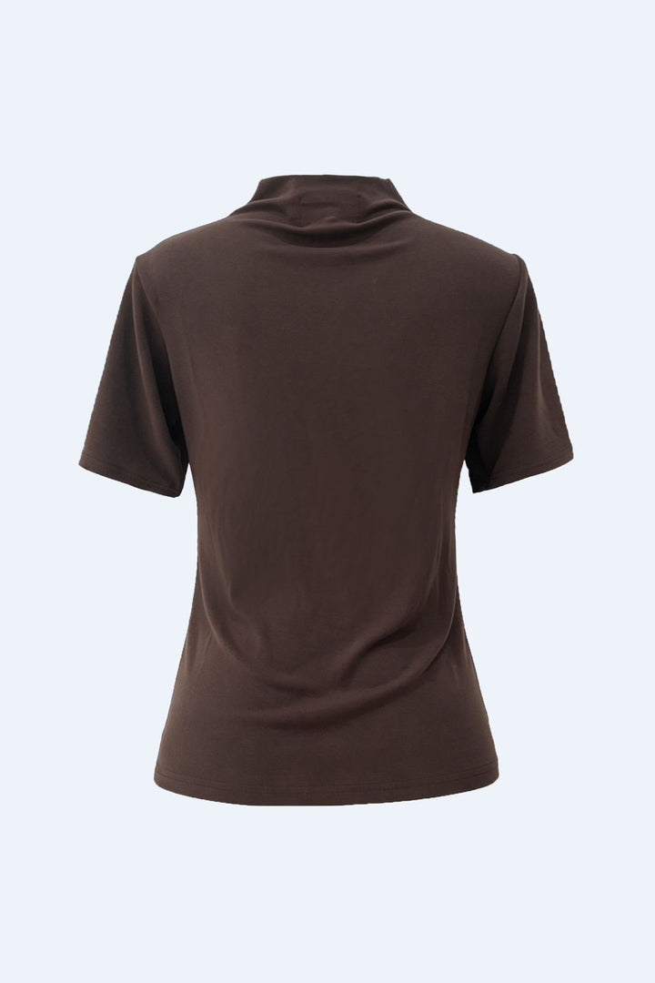 Liberte - Lise Ss Twist Top 22484 - Dark Brown