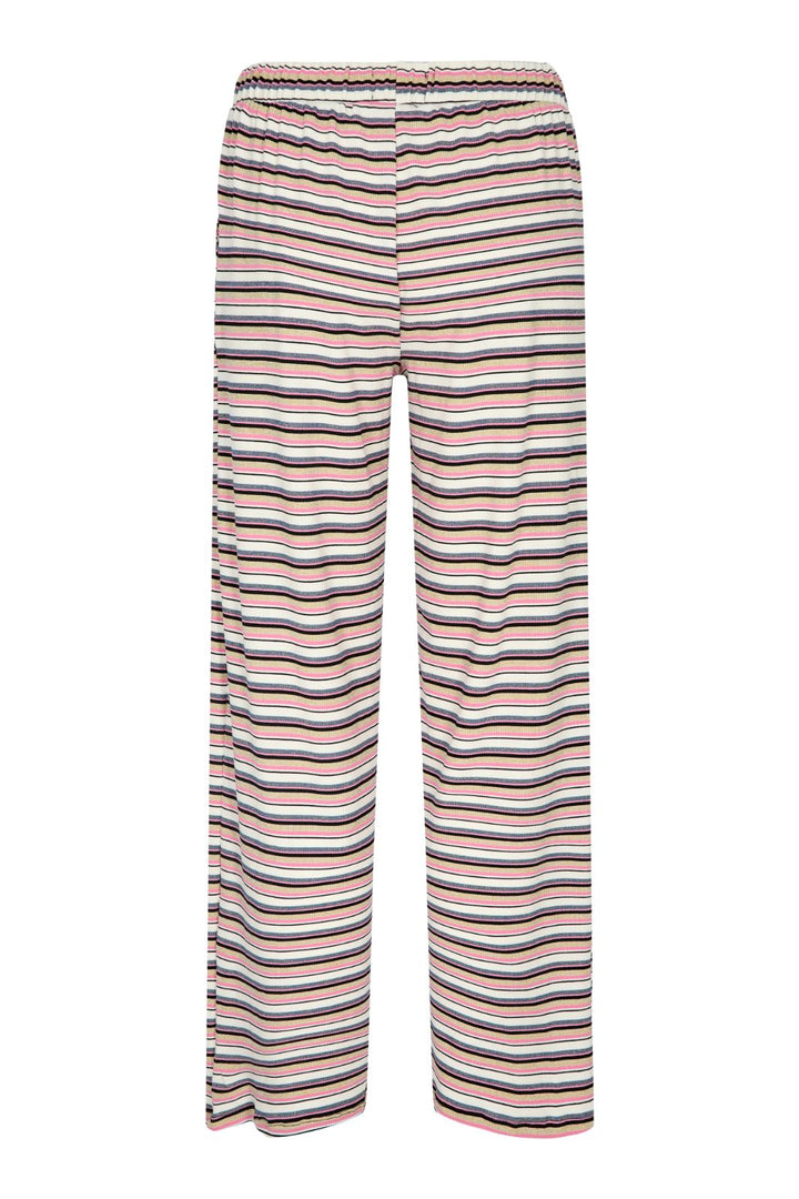 Liberte - Natalia-Pants - Pink Gold Lurex Stripe Bukser 
