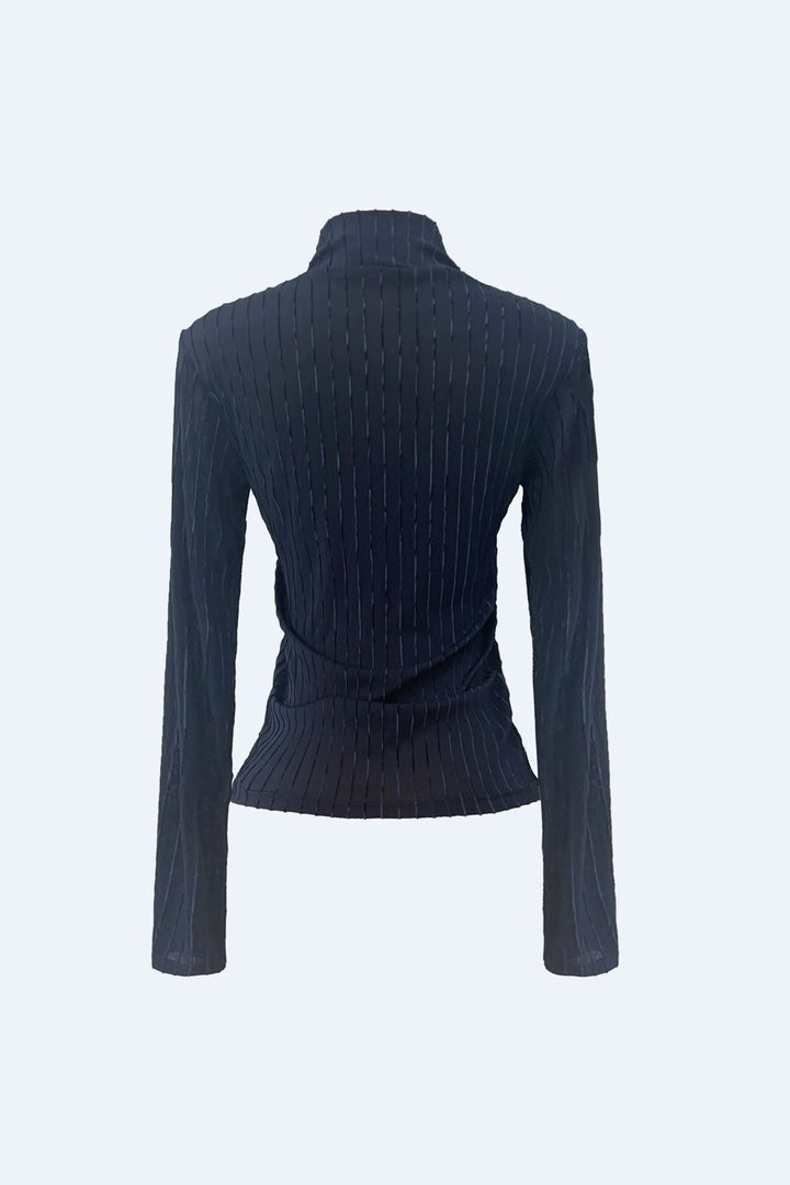 Liberte - Vilde Ls Blouse 22480 - Navy