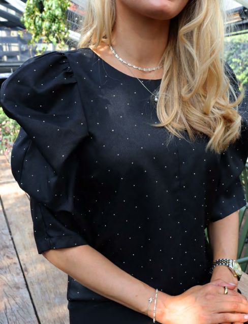 Liberte - Winnie Blouse 22140 - Black Diamond Bluser 