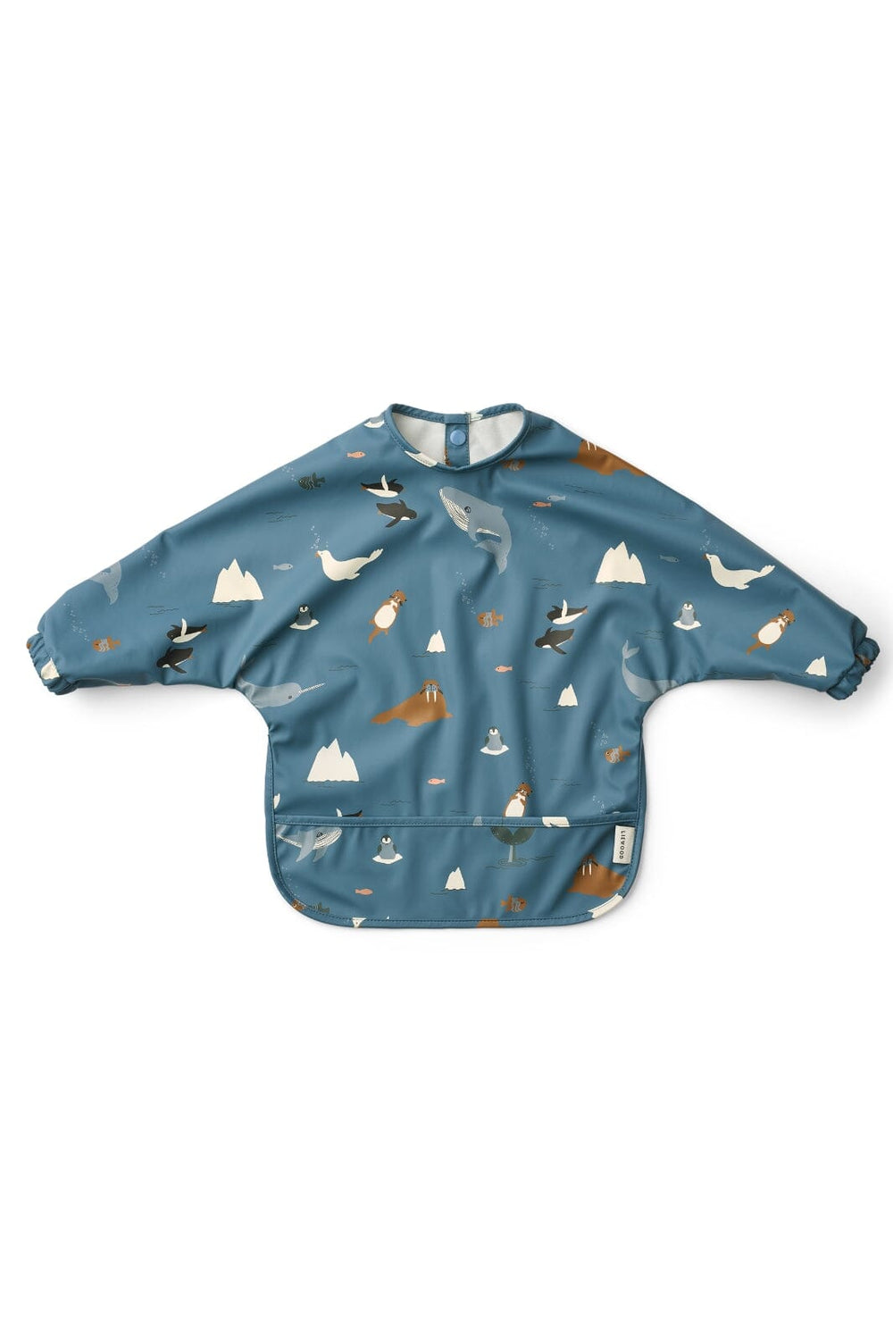 Liewood - Merle Printed Cape Bib LW18136 - Arctic Sea / Ocean view