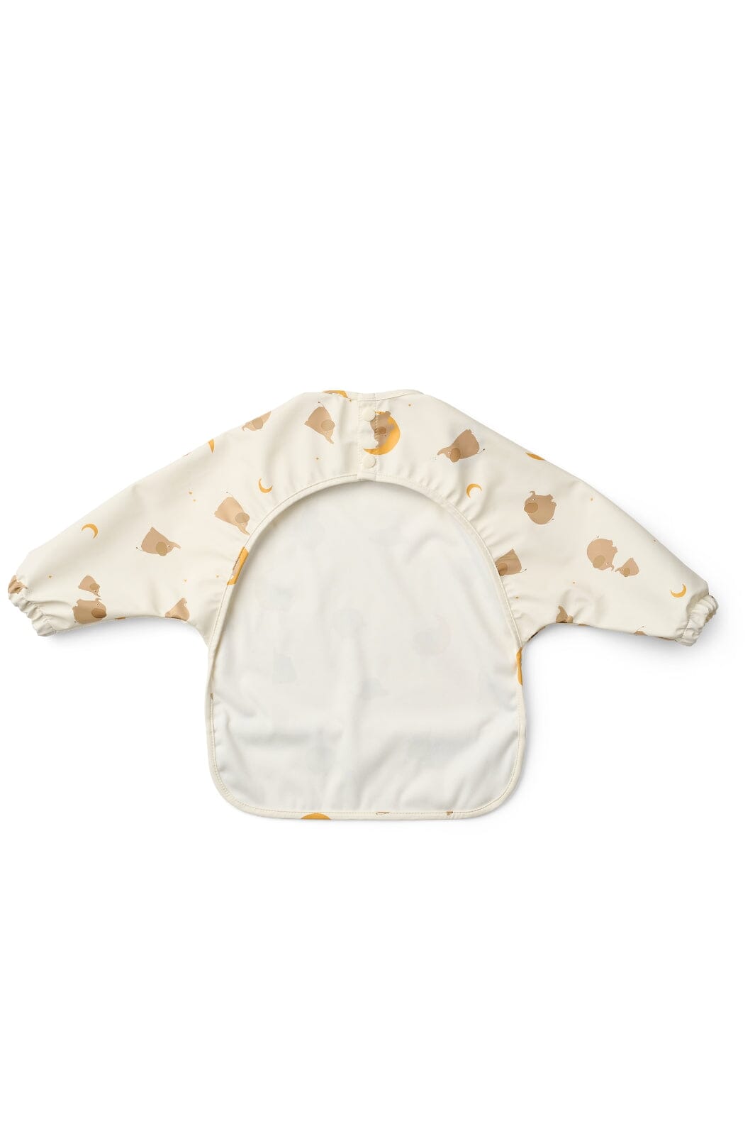 Liewood - Merle Printed Cape Bib LW18136 - Elephant / Creme de la creme