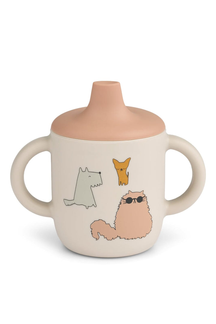 Liewood - Neil Sippy Cup LW13060 - Cats and Dogs / Sandy