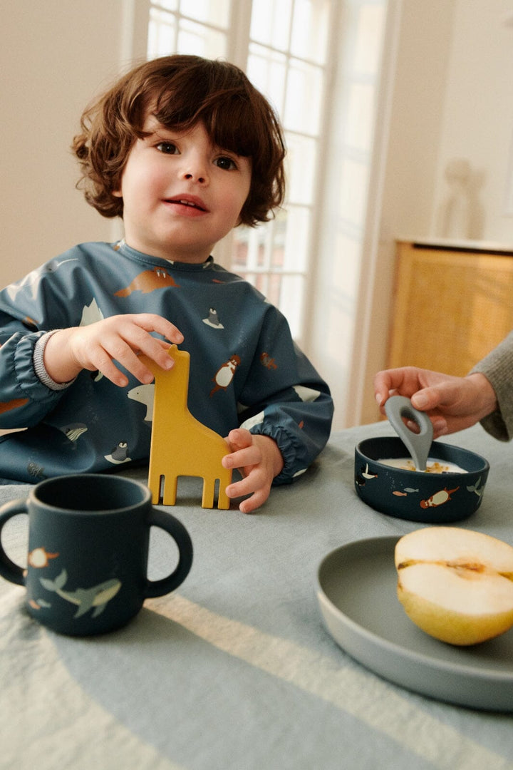 Liewood - Vivi Printed Tableware Set LW15135 - Arctic Sea / Ocean view