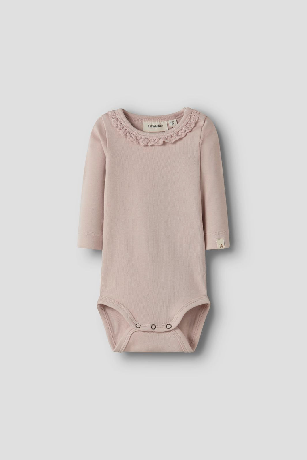 Lil' Atelier - Nbflayo Sup Ls Slim Body Solid Lil - 4958010 Peach Whip