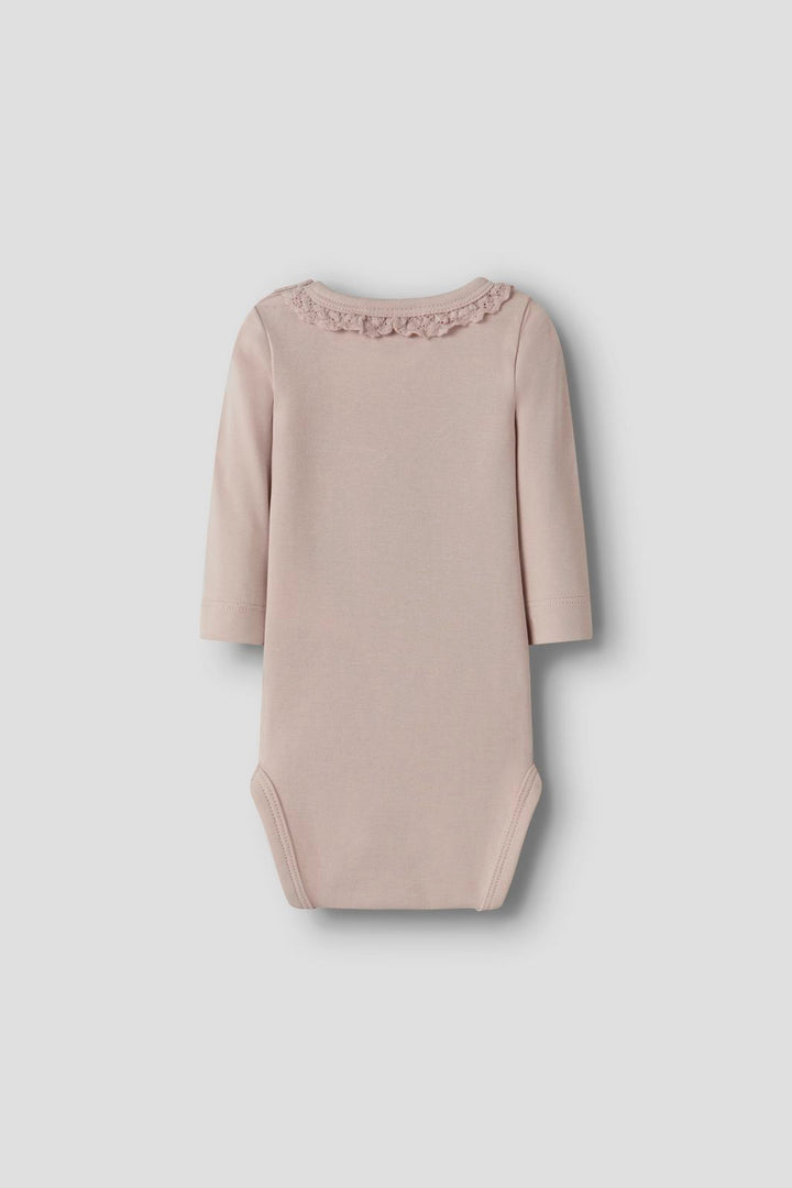 Lil' Atelier - Nbflayo Sup Ls Slim Body Solid Lil - 4958010 Peach Whip