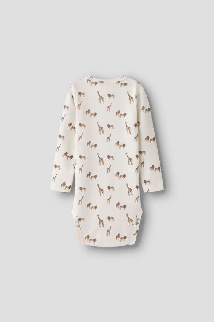 Lil' Atelier - Nbmlayo Geu Ls Slim Body Lil - 5037975 Coconut Milk Lion