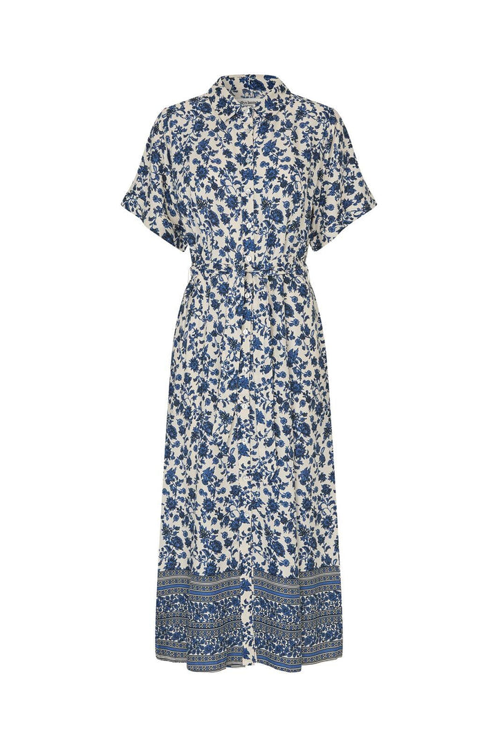 Lollys Laundry - Blakell Midi Dress Ss26105-3001 - 20 Blue