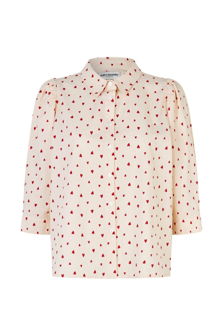 Lollys Laundry - Bonoll Shirt Ss EX00001-1000 - 30 - 30 Red