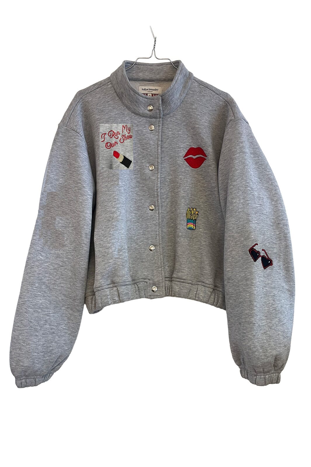 Lollys Laundry - Brooklynnll Short Jacket Ls EX00004-6001 - 11 Grey Melange