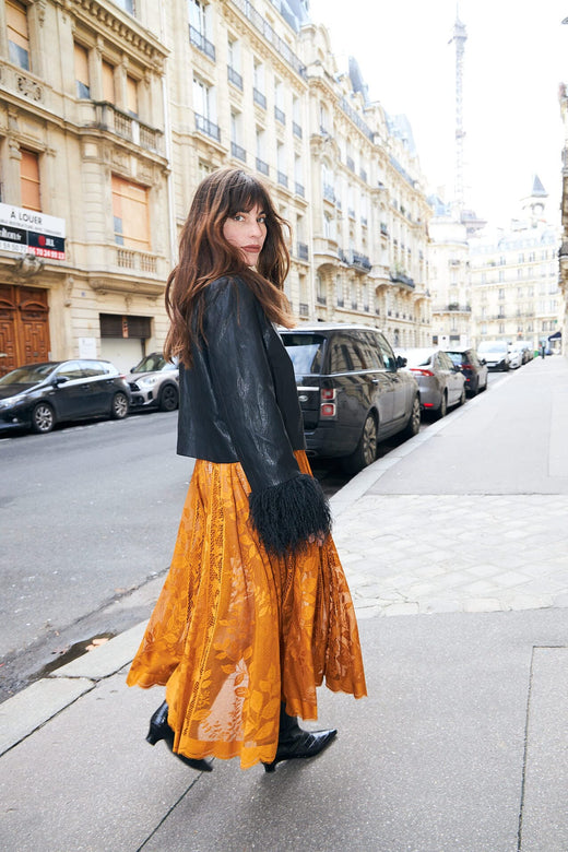 Lollys Laundry - Collinsll Midi Skirt 26493-2035 - 54 - Rust Nederdele 