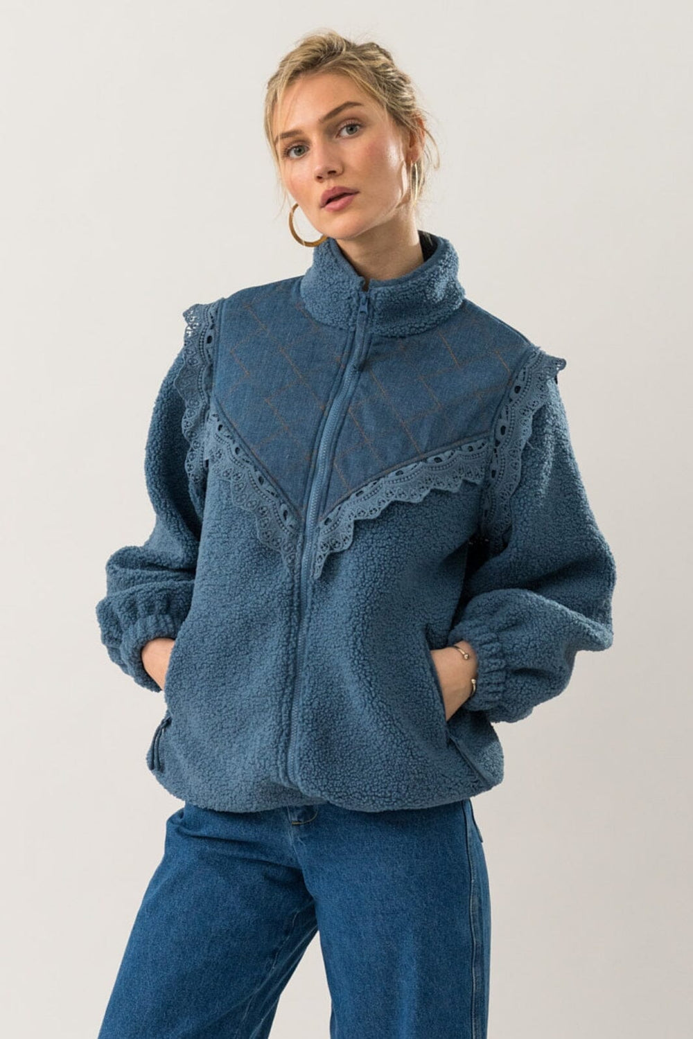 Lollys Laundry - Falll Jacket Ls90019-6013 - 29 Dusty Blue