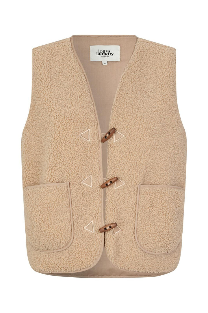 Lollys Laundry - Hugoll Vest Sl90019-1014 - 08 Beige