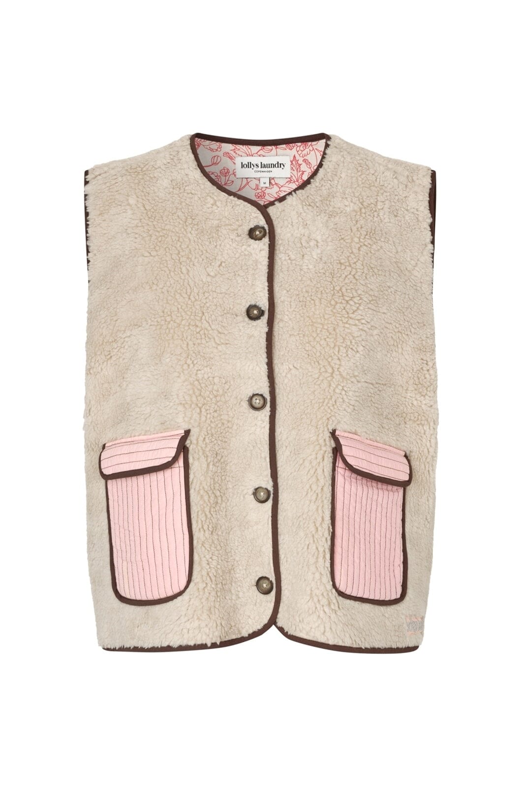 Lollys Laundry - Jacell Love Vest Sl 26181-1062 - 08 - Beige