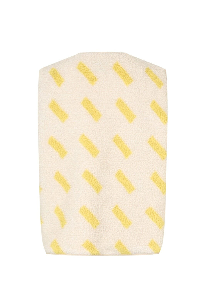 Lollys Laundry - Jacell Vest Sl 26141-1001 - 93 - Light Yellow