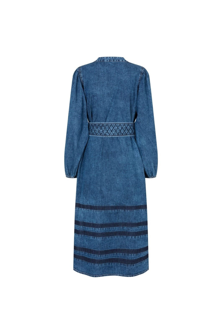 Lollys Laundry - Parisll Midi Dress Ls 26421-3002 - 20 - Blue