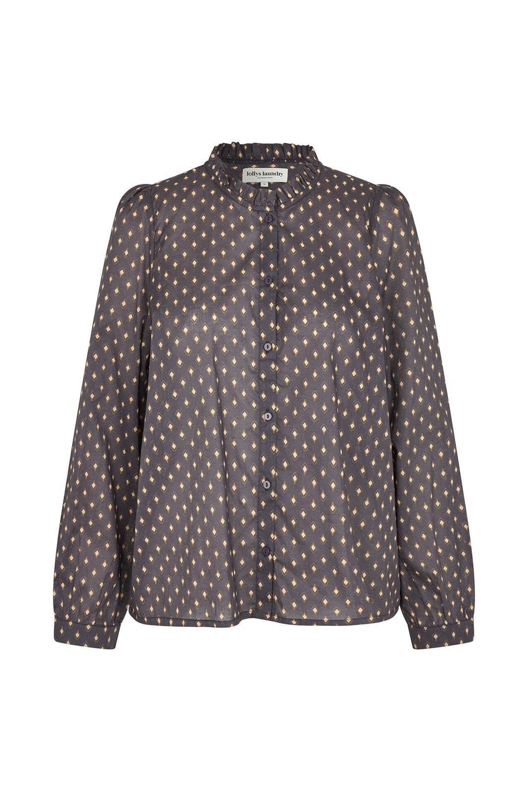 Lollys Laundry - Riverll Shirt Ls25516-1001 - 23 Dark Blue