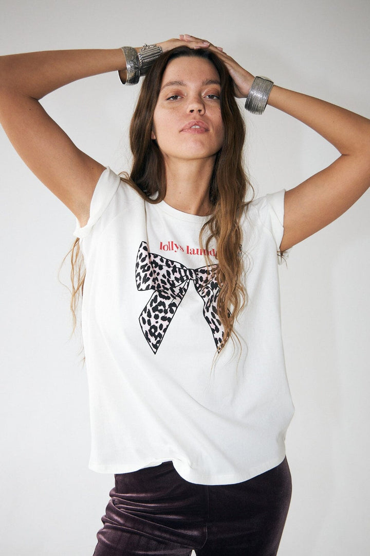 Lollys Laundry - Romall Tee Ss25580-1019 - 01 White T-shirts 