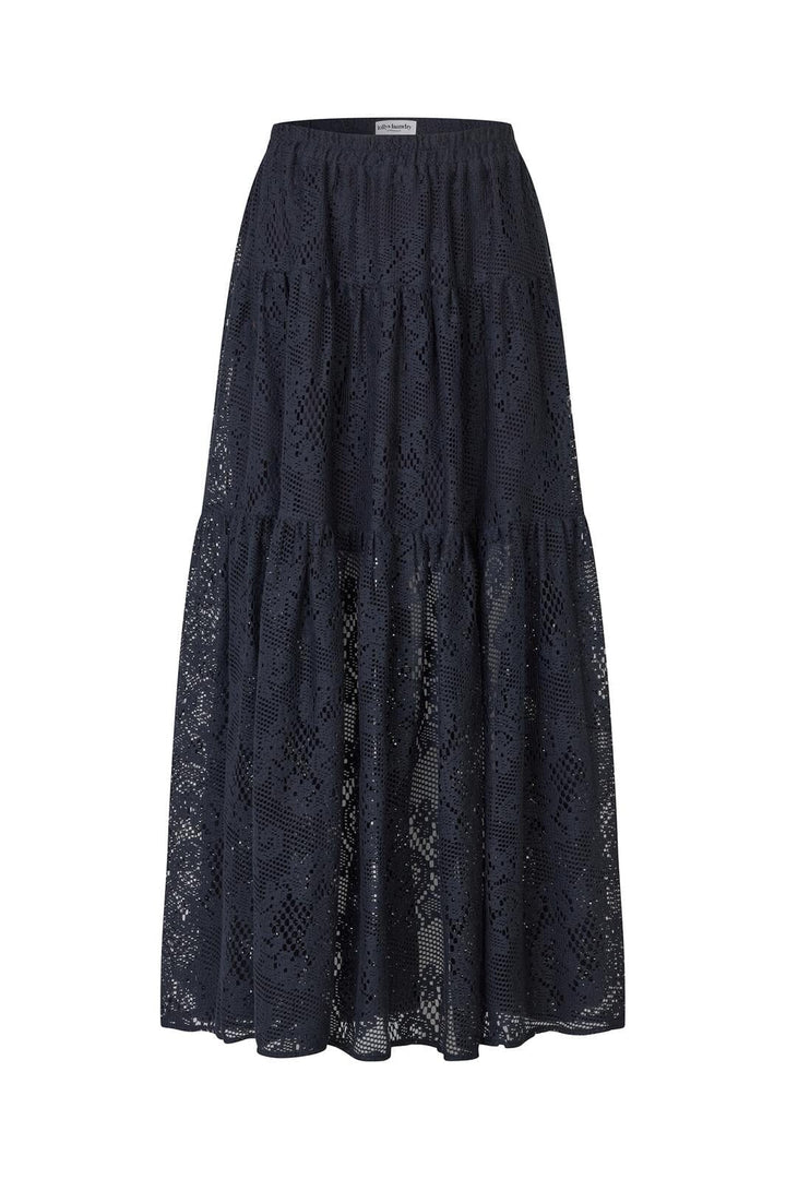 Lollys Laundry - Sunsetll Maxi Skirt25266-2026 - 27 Dark Navy