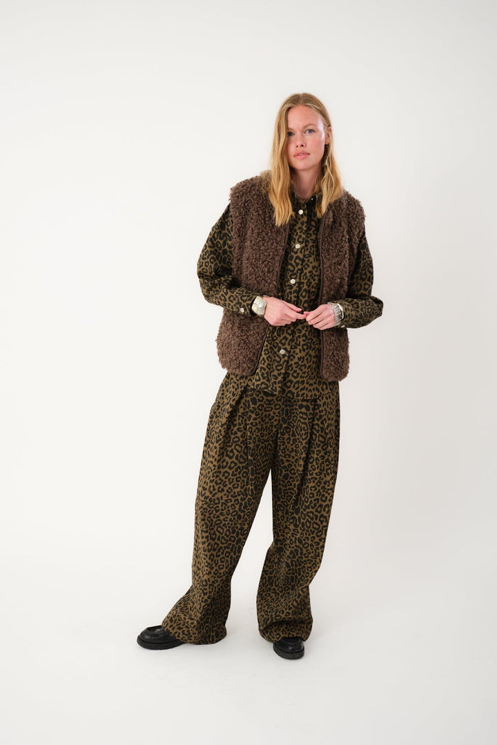 Lollys Laundry - Vadall Vest Sl25490-1066 - 87 Dark Mokka Veste 