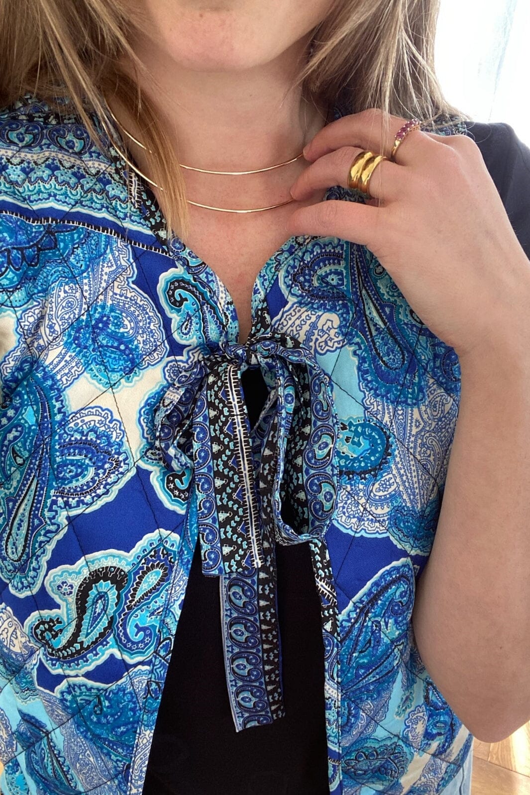 Love & Divine - Love1083-1 - 800 Blue Scarf Veste 