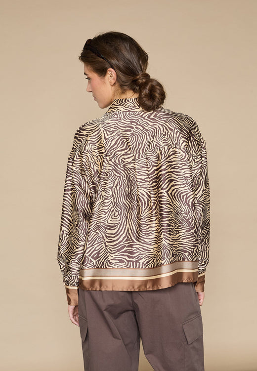 Love & Divine - Love1393-1 19479 - 803 - Brown Zebra Skjorter 