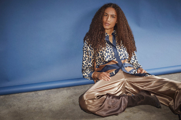 Love & Divine - Love1393 19098 - 804 - Navy Leo Skjorter 