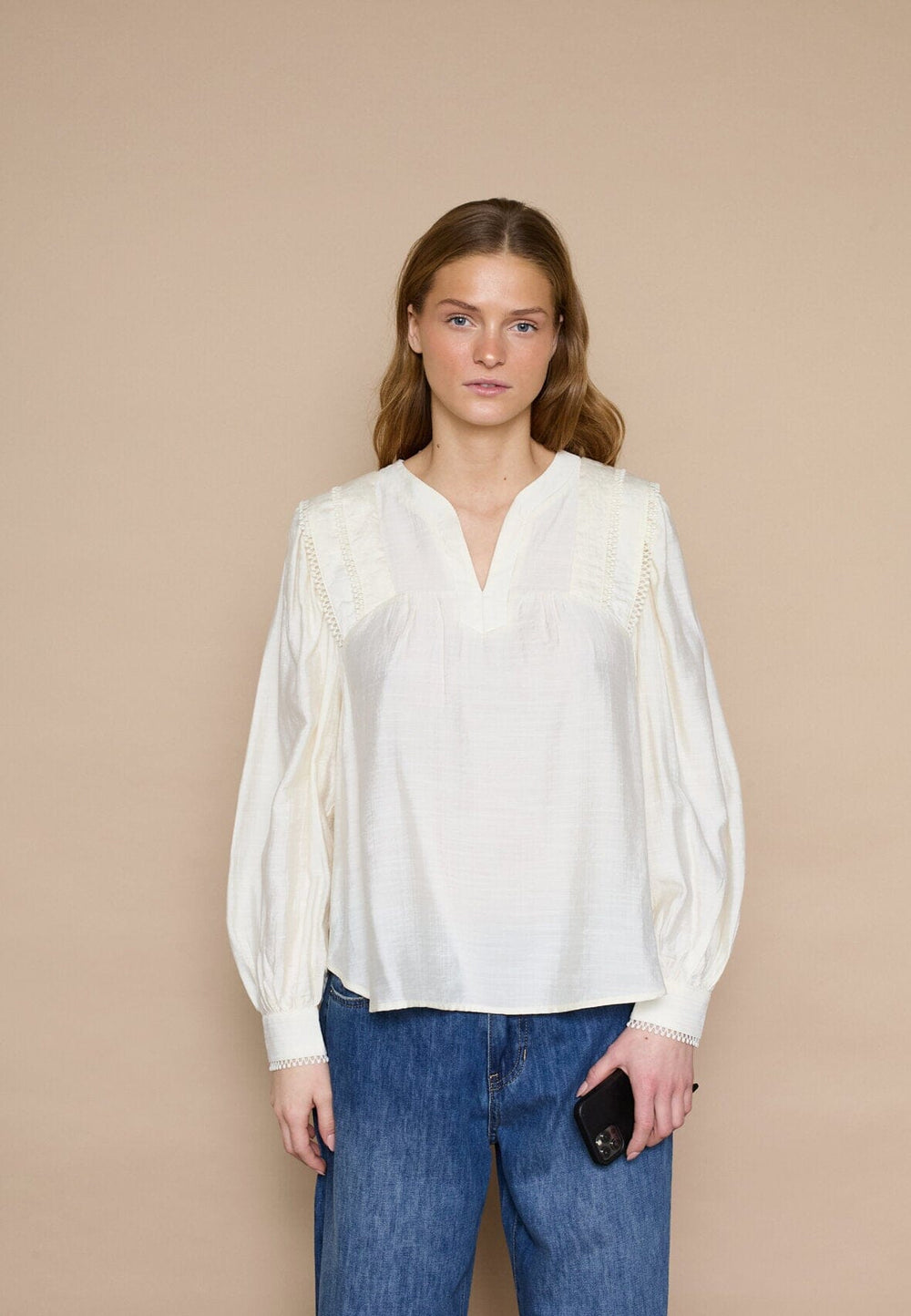 Love & Divine - Love1493 19583 - 115 - Cream Bluser 