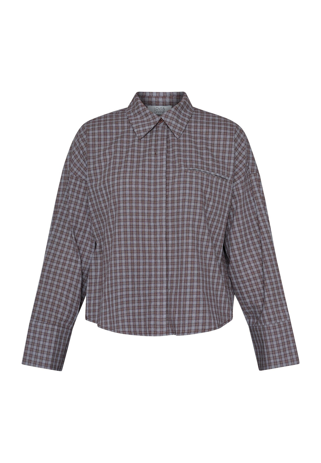 Love & Divine - Love1495 19593 - 841 - Brown Check Skjorter 