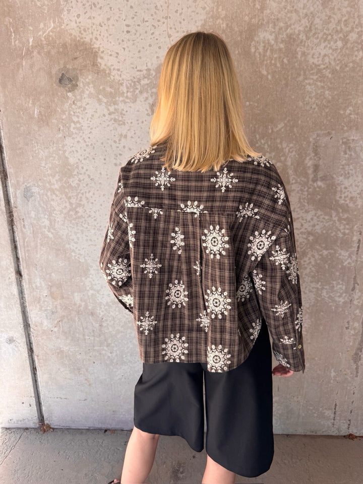 Love & Divine - Love1495-7 20284 - 842 - Brown Check Skjorter 