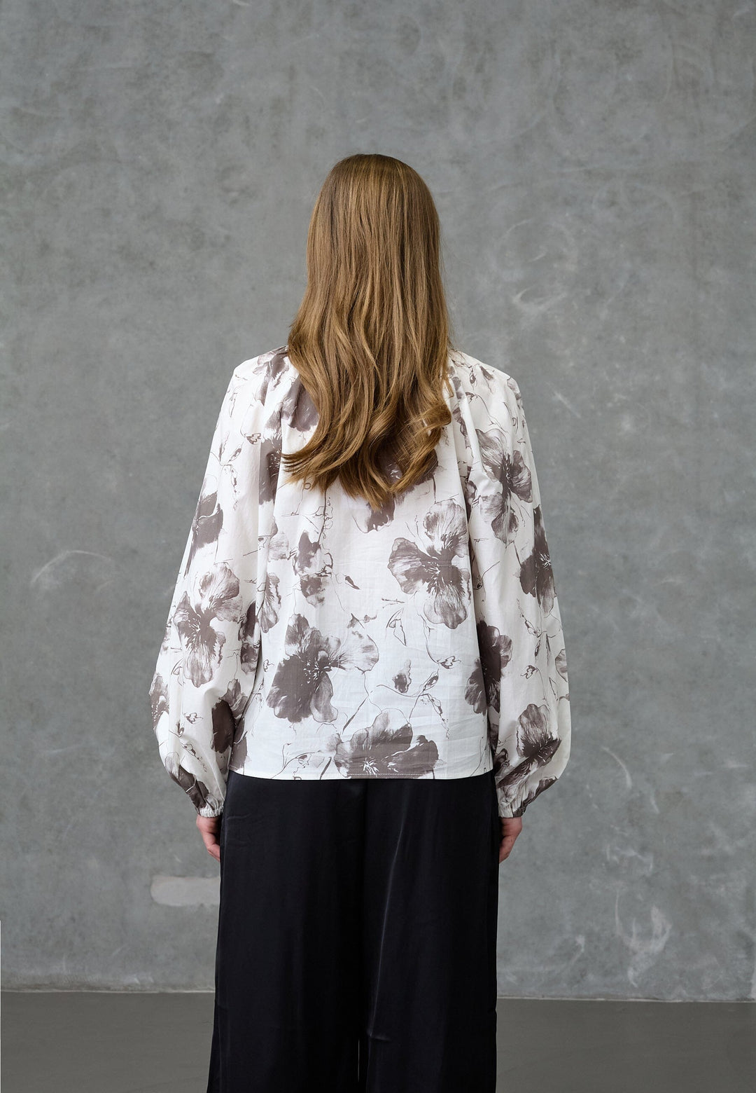 Love & Divine - Love1528 19803 - 814 - Brown Flower Bluser 