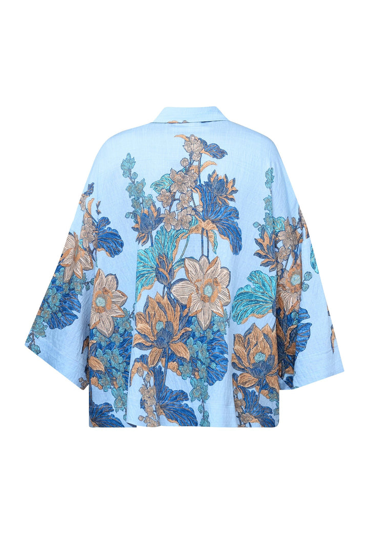 Love & Divine - Love1553 19965 - 804 - Blue Paisley Bluser 