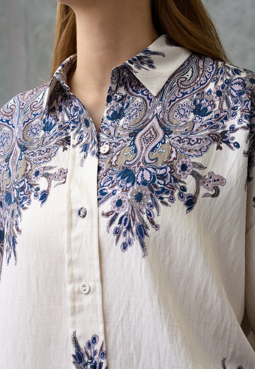 Love & Divine - Love971-17 19894 - 802 - Champagne Paisley Skjorter 