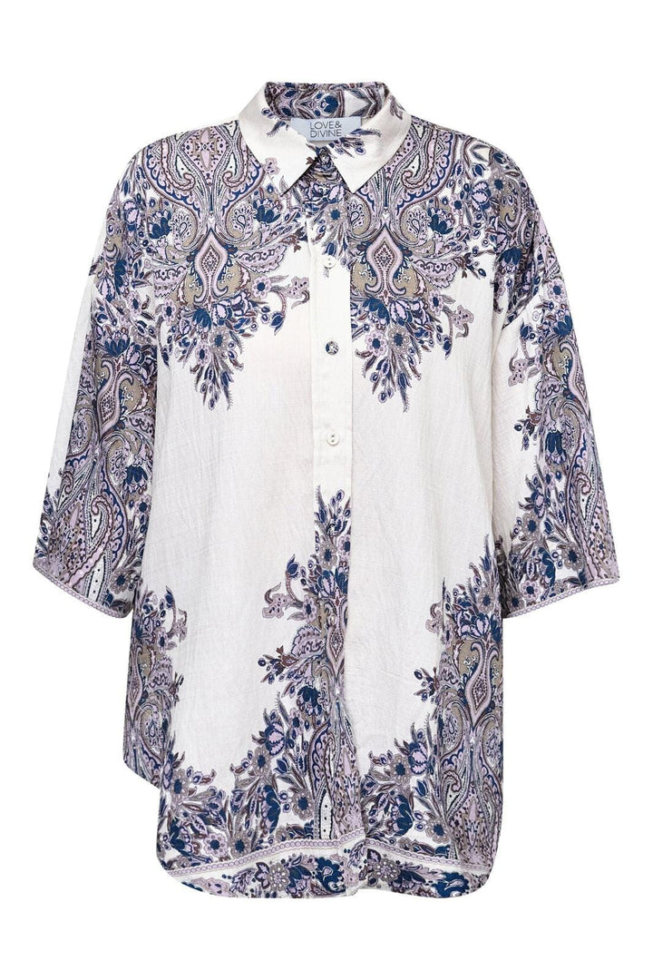 Love & Divine - Love971-17 19894 - 802 - Champagne Paisley Skjorter 