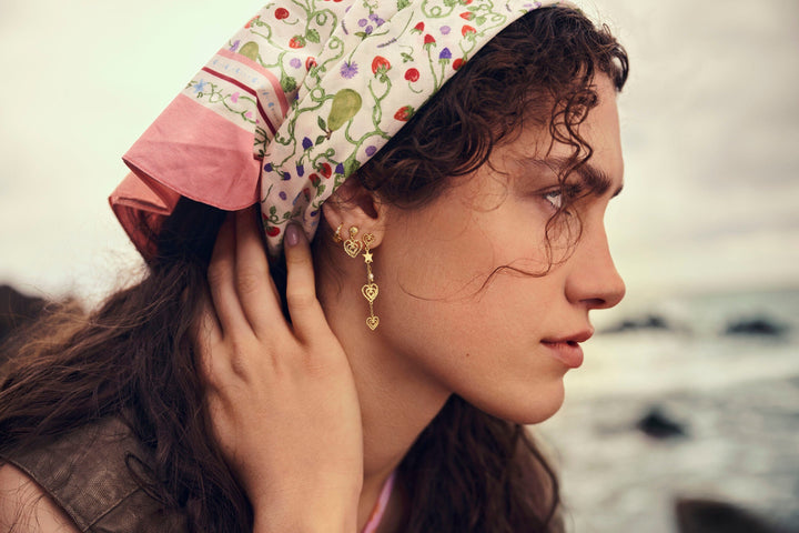 Maanesten - Alina Scarf Garden Magic - 4124 Tørklæder 