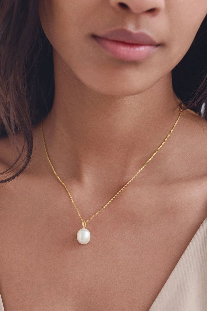 Maanesten - Freshwater Pearl Water Pendant - 2828a Vedhæng 