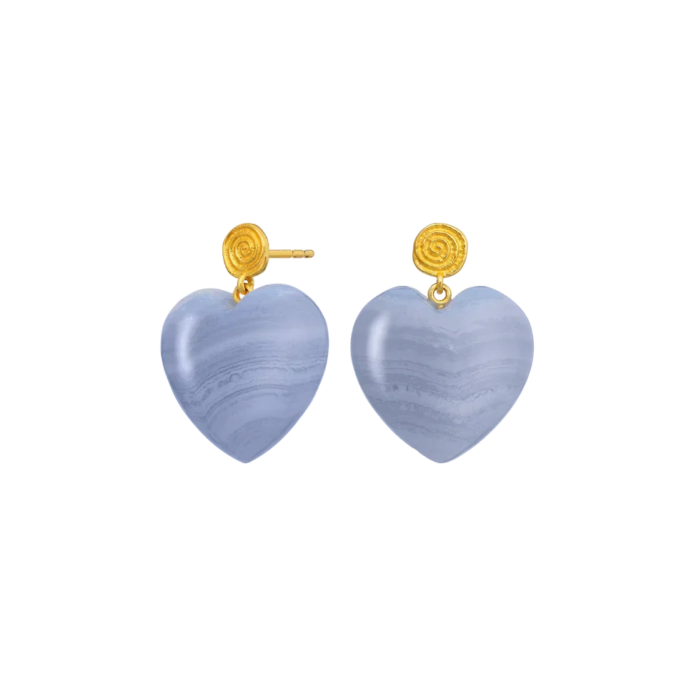 Maanesten - Penny Blue Lace Earrings - 10130a Øreringe 