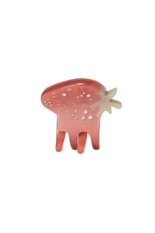 Maanesten - Small Strawberry Hairclaw Cranberry - 4169 Hårklemmer 