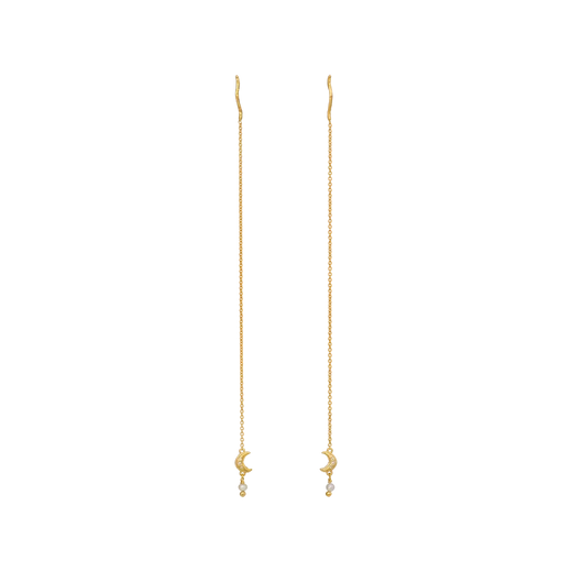 Maanesten - Yami Ørering 10199a - Forgyldt Øreringe 
