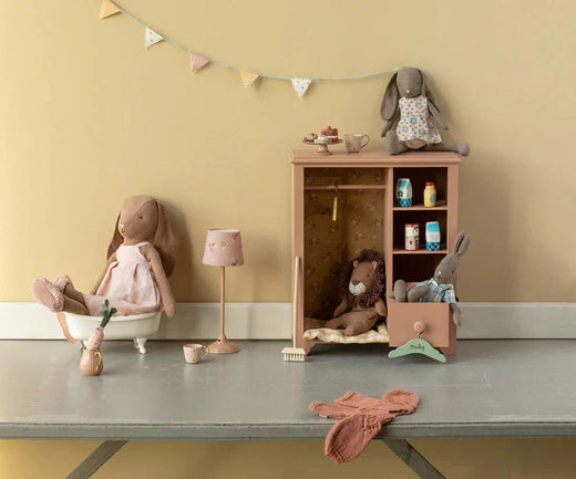 Maileg - Kanin, Størrelse 3 - Brun - Kjole Og Sko 16-6300-00 Legetøj 