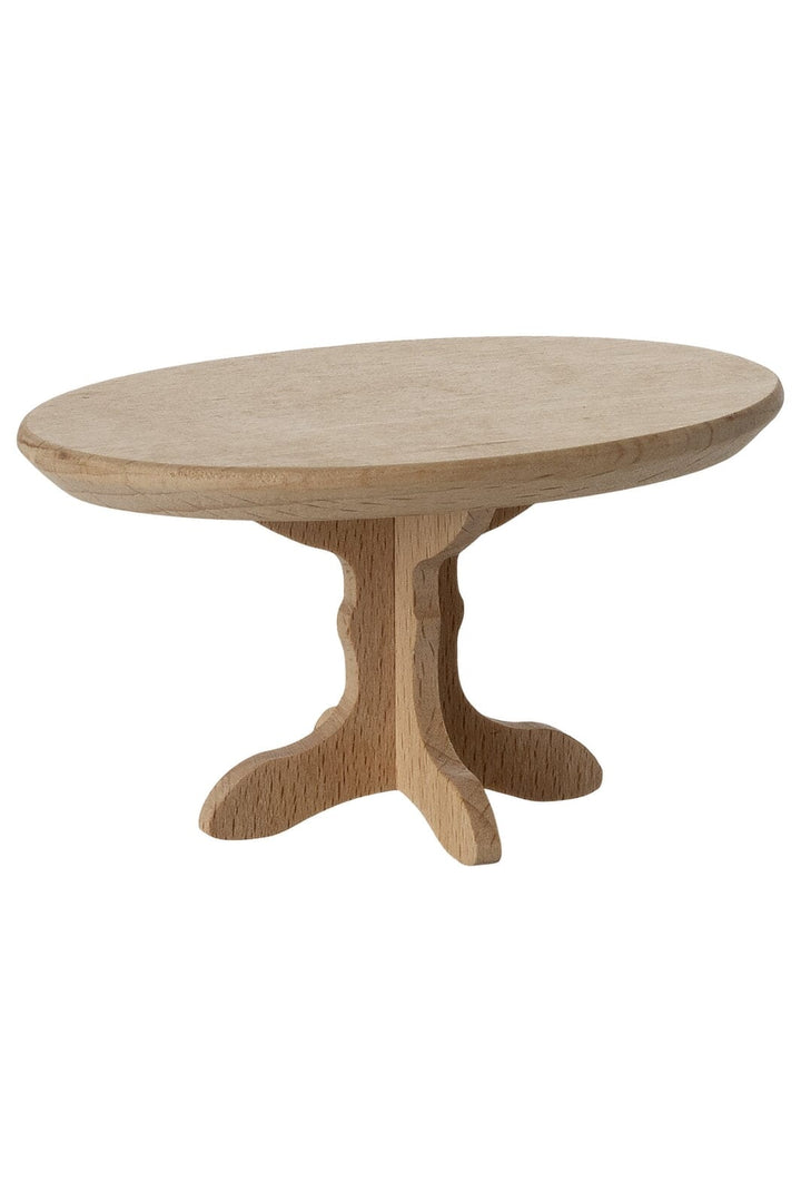 Maileg - Ovalt Sofabord, Mus - Natur - Mouse Furniture Legetøj 