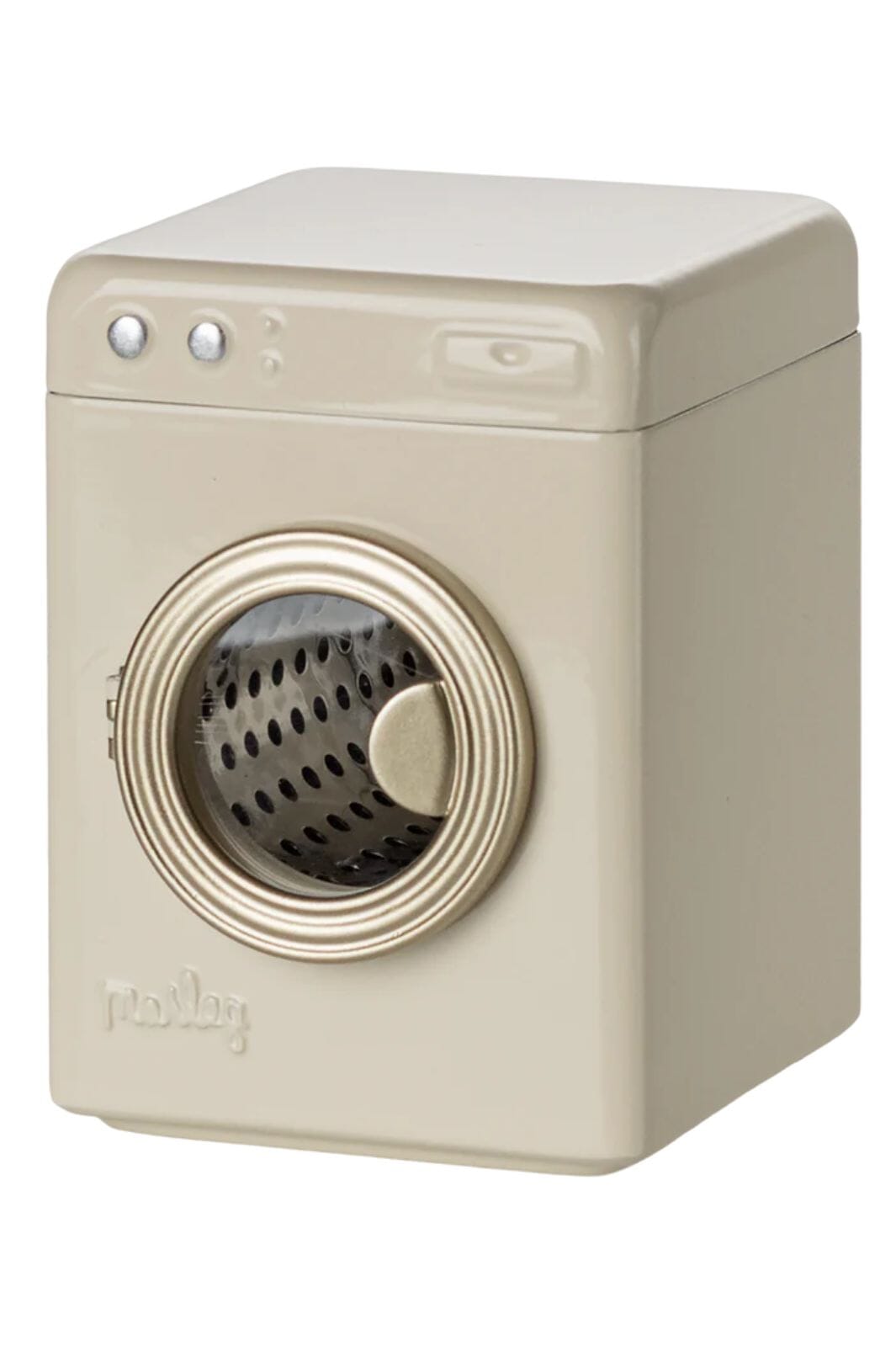 Maileg - Vaskemaskine, Mus - Råhvid - 11-5129-00 Legetøj 