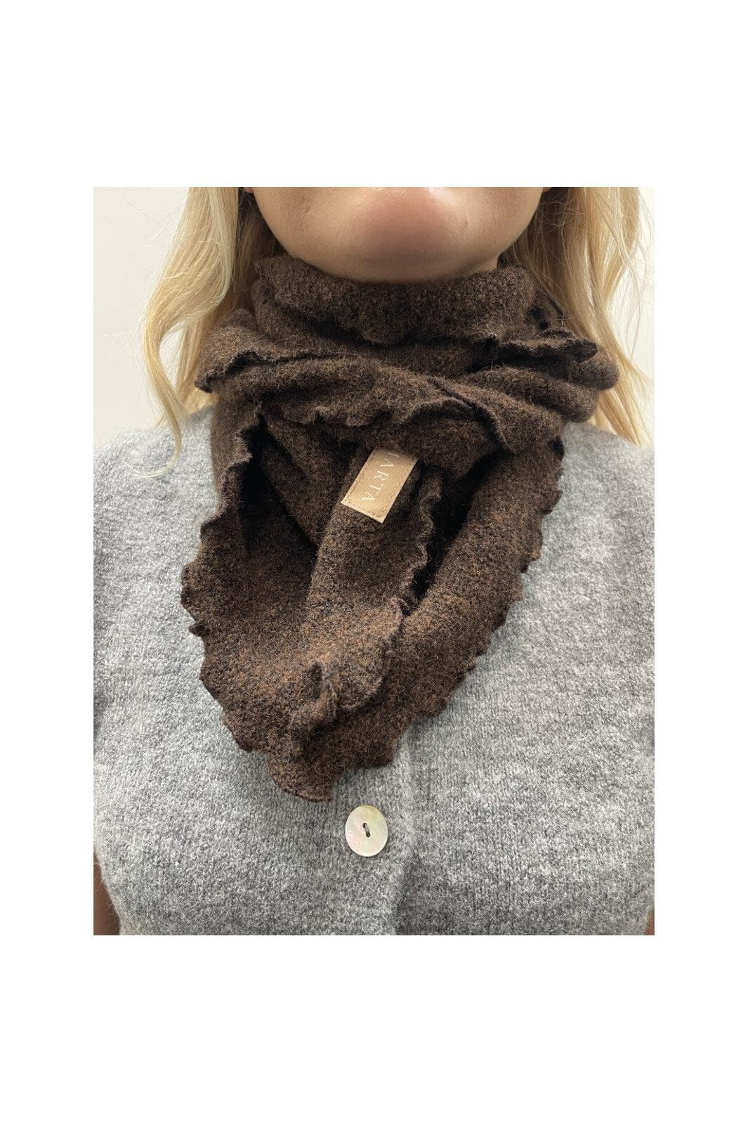 Marta Du Chateau - Marta Scarf 172-1100 - Brown