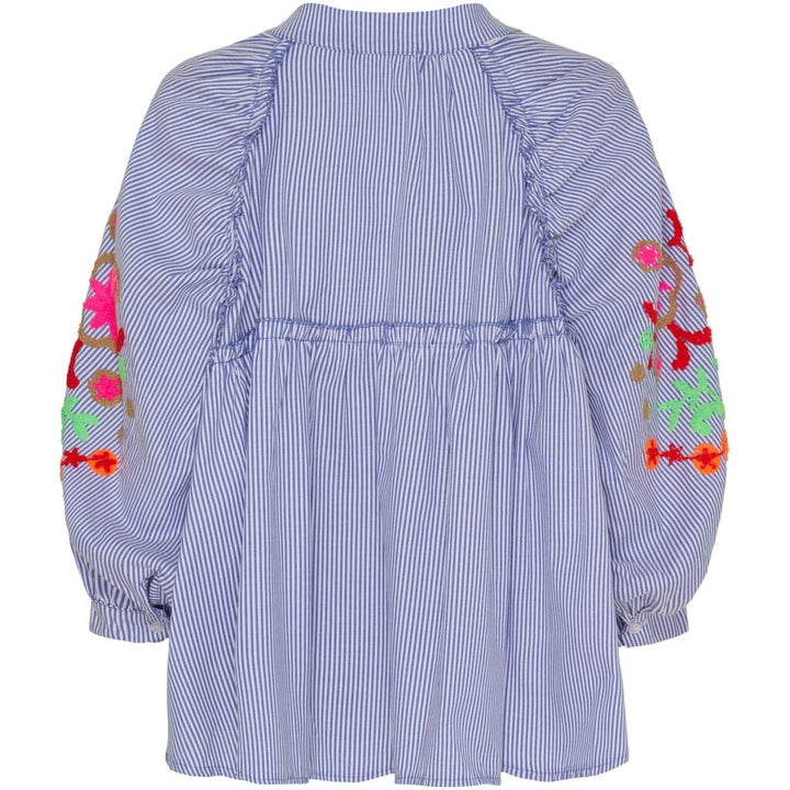 Marta Du Chateau - Mdcaleta Shirt 268191Stripe - Blue Denim Stripe Skjorter 