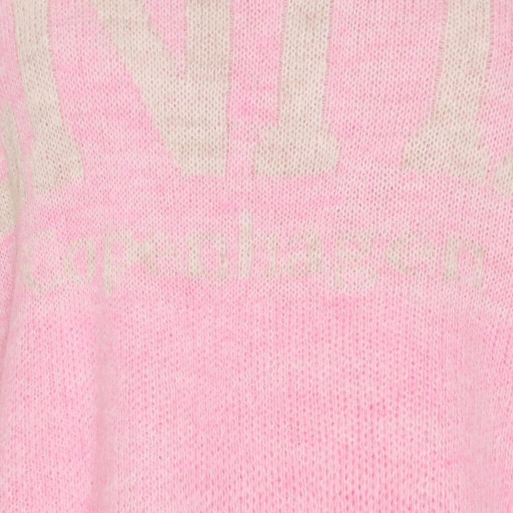 Marta Du Chateau - Mdcaria Knit 8111 - Pink/Beige Strikbluser 