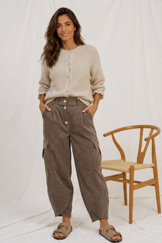 Marta Du Chateau - Mdcarmeria Pants 8911 - Fango Bukser 