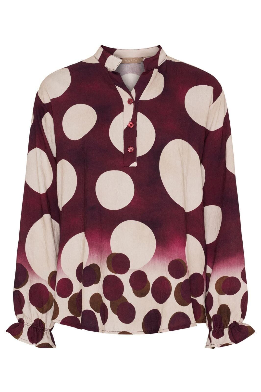 Marta Du Chateau - Mdcaspen Shirt 7704 - Vinoez552Db Skjorter 