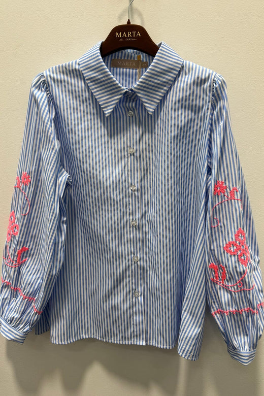 Marta Du Chateau - Mdcbellamy Shirt 58517M - Sky Skjorter 