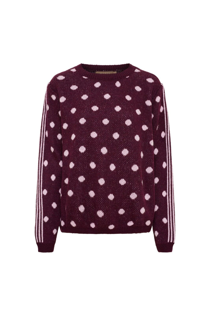 Marta Du Chateau - Mdcbellora Knit 9730 - Bordeaux/Rosa